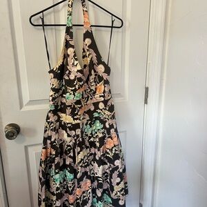 Floral Halter Dress